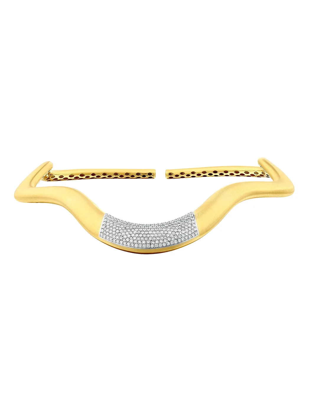 Passion Curve Gold Choker