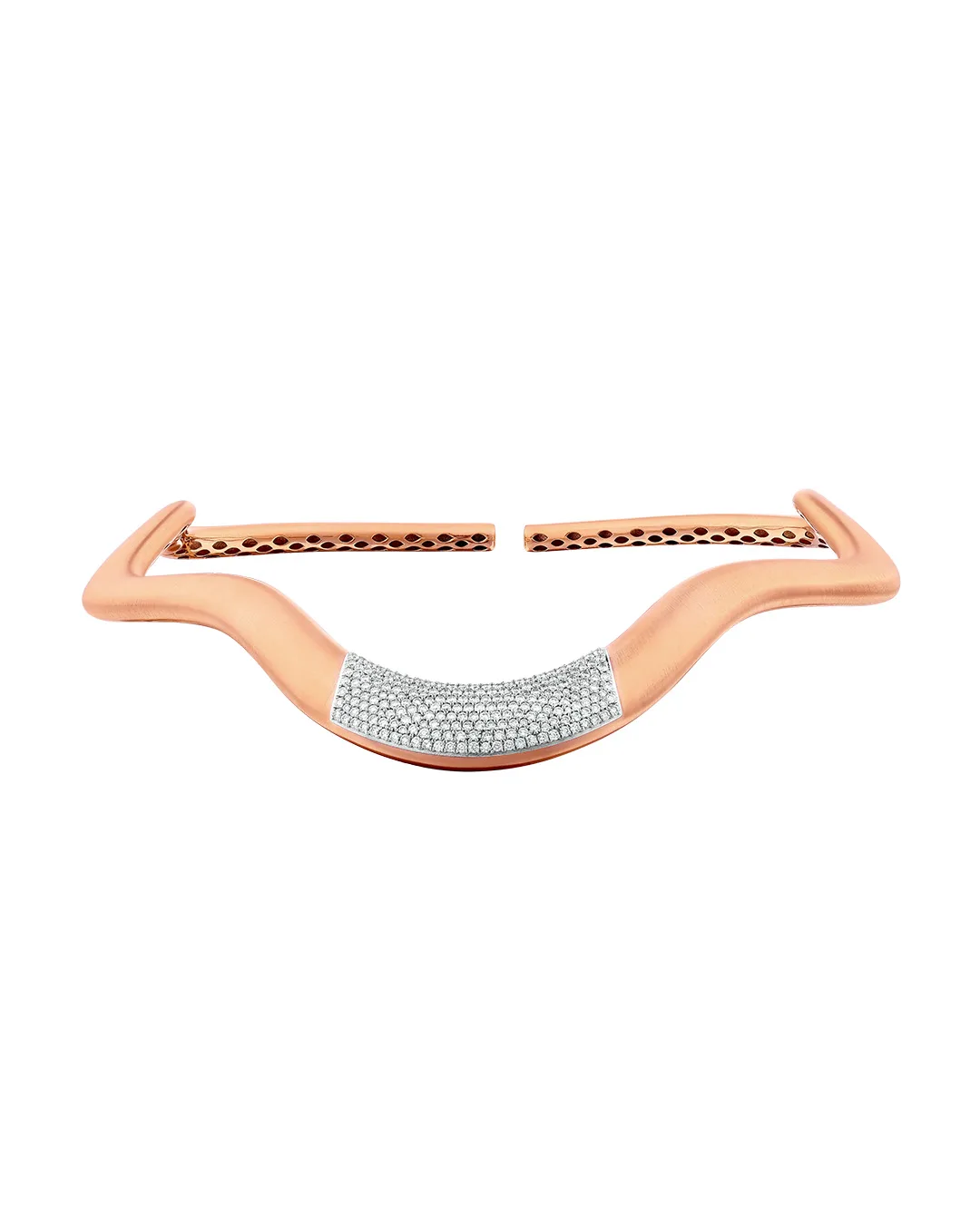 Passion Curve Rose Necklace